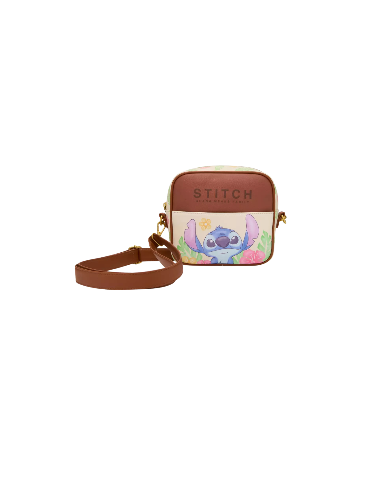 Sac à bandoulière floral caméra Stitch LOUNGEFLY Import