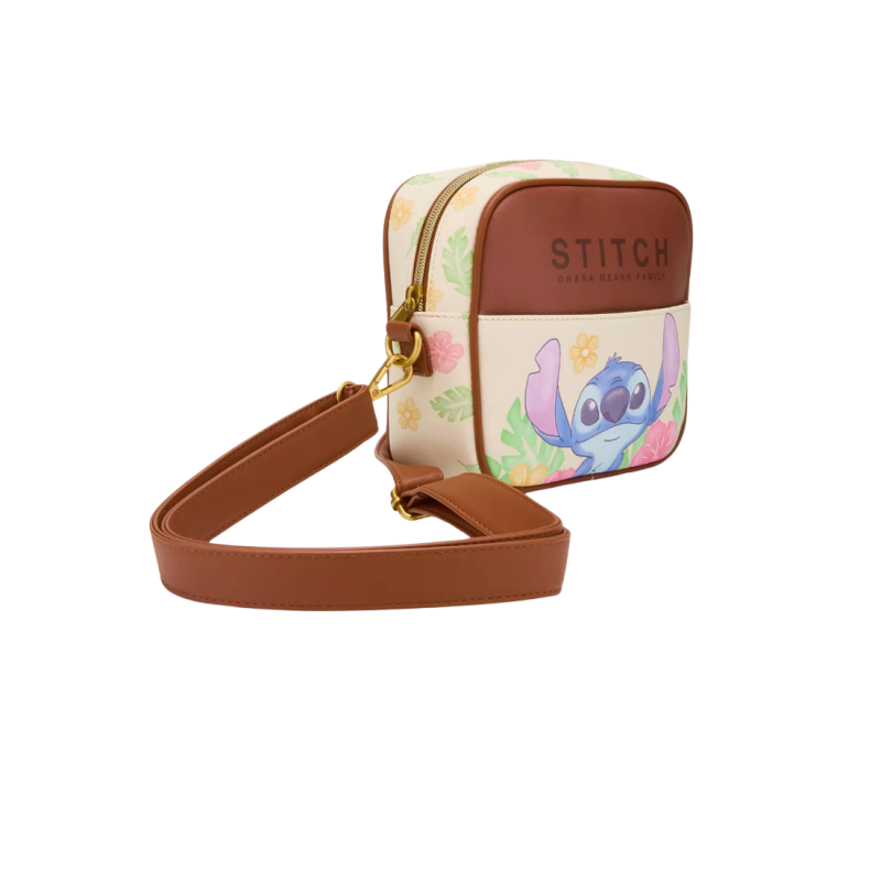 Sac à bandoulière floral caméra Stitch LOUNGEFLY Import
