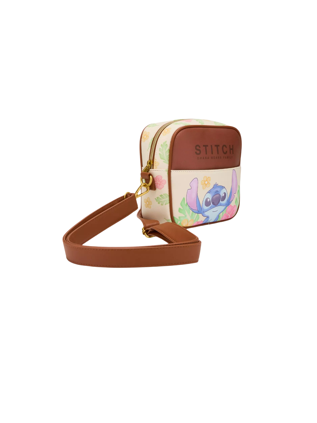 Sac à bandoulière floral caméra Stitch LOUNGEFLY Import