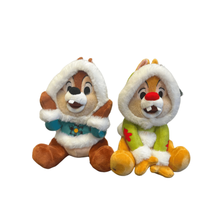 Peluche Duo Tic et Tac Hiver Disney