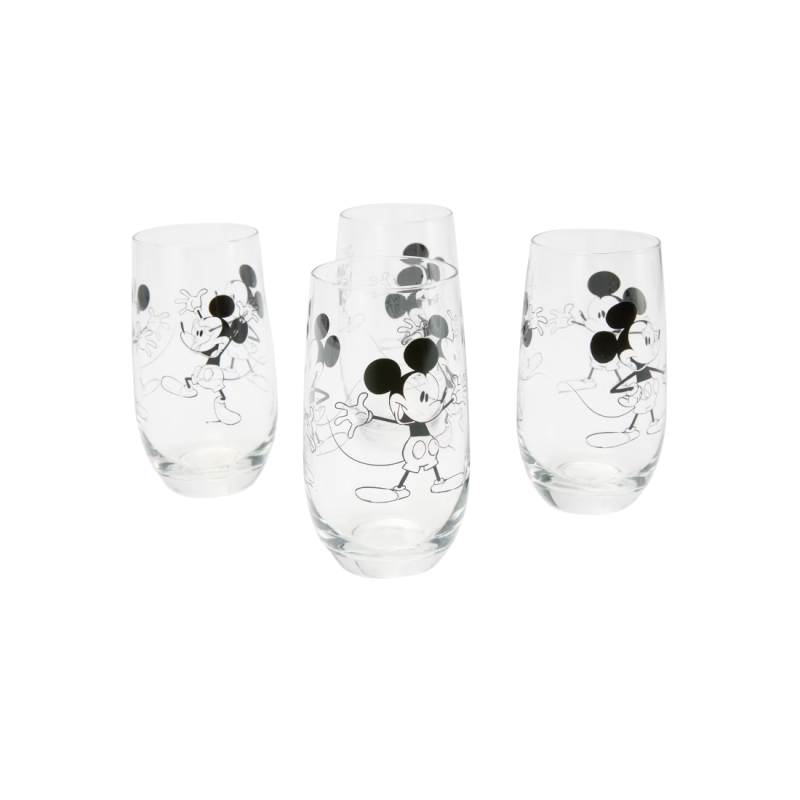 Ensemble de 4 verres Mickey Disney