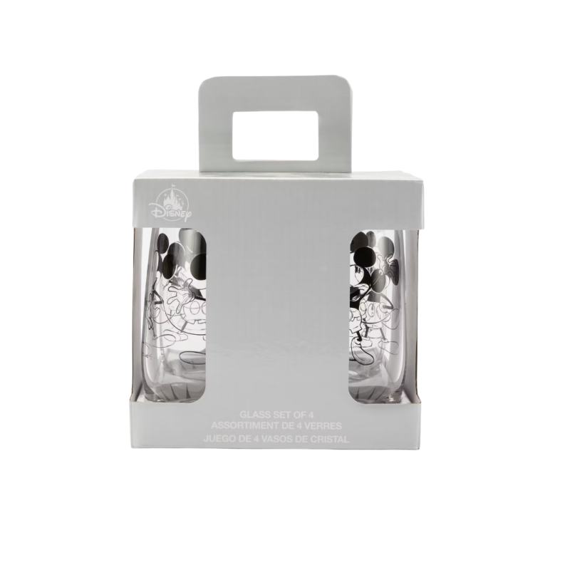 Ensemble de 4 verres Mickey Disney