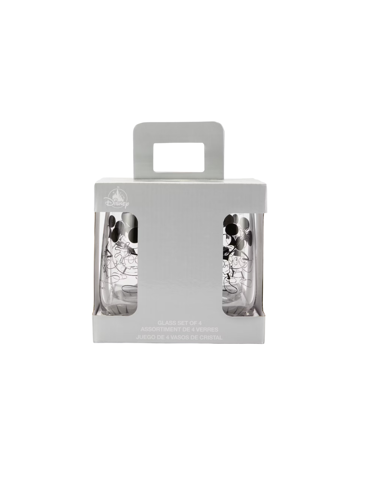 Ensemble de 4 verres Mickey Disney