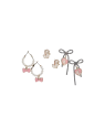 Set de boucles d'oreilles Marie pearls and bows Les aristochas Disney Import