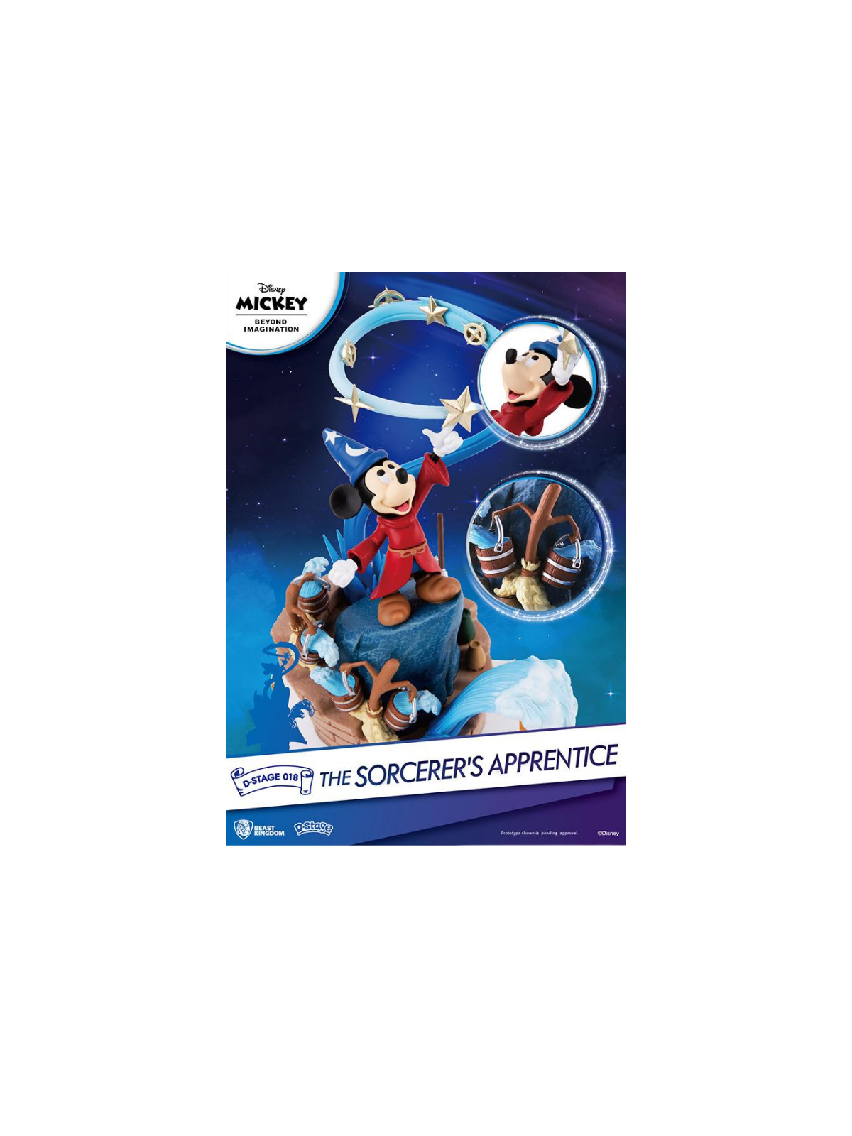 Figurine Mickey Sorcier Beyond Imagination D-Stage