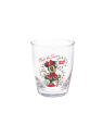 Lot de 4 verres de noël Mickey et ses amis style vintage Disney