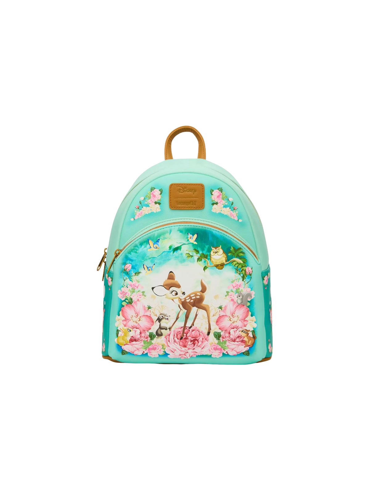 Sac à dos floral turquoise Bambi LOUNGEFLY Import