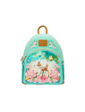 Sac à dos floral turquoise Bambi LOUNGEFLY Import