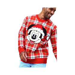 Pull à carreaux Mickey Noël DISNEY