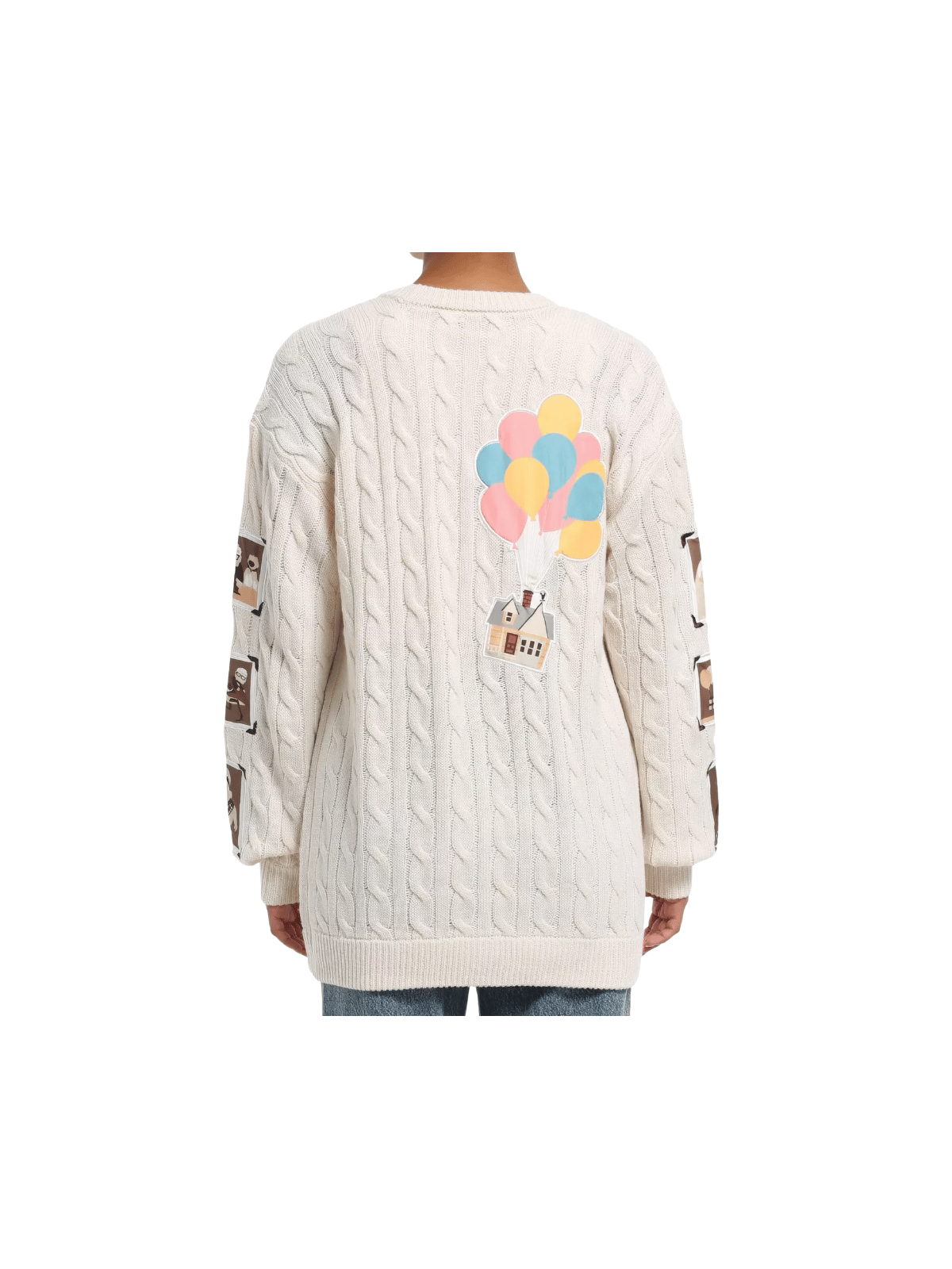 Gilet en maille torsadée Photographies Là Haut  Disney Pixar