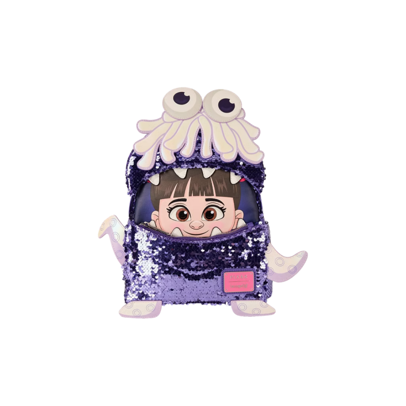 Sac à dos Boo sequins Monstres & cie LOUNGEFLY Import