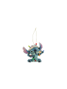 Figurine Ornement Stitch enveloppé de guirlandes lumineuses de noël Disney traditions 6017542