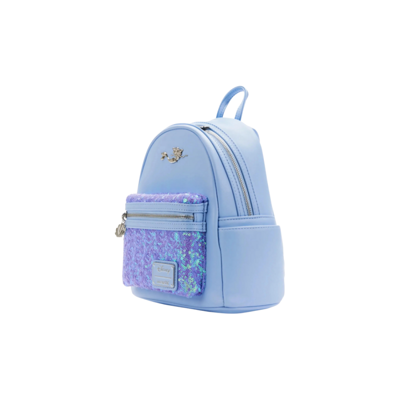 Sac à dos Ariel sequins La petite sirène LOUNGEFLY Import