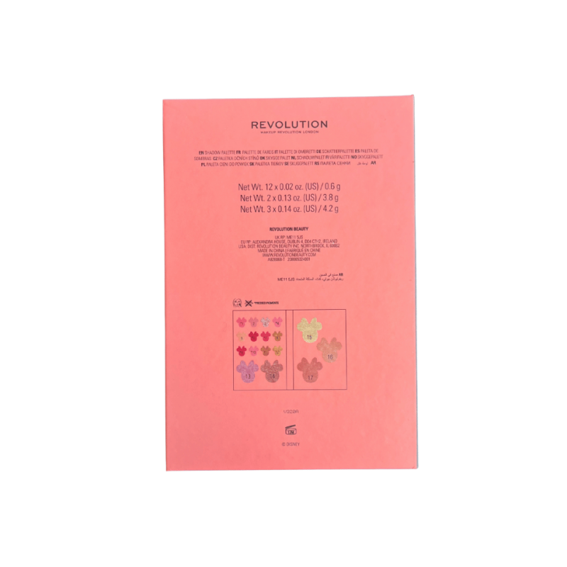 Palette de fards Makeup Revolution Minnie Disney