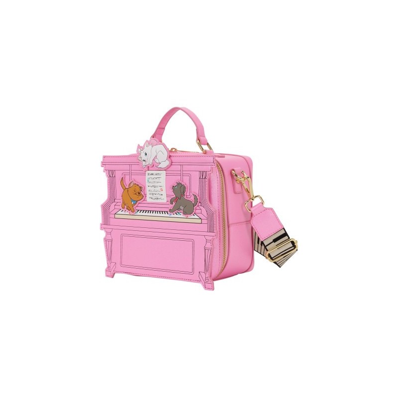 Sac à bandoulière figural piano Les Aristochats LOUNGEFLY