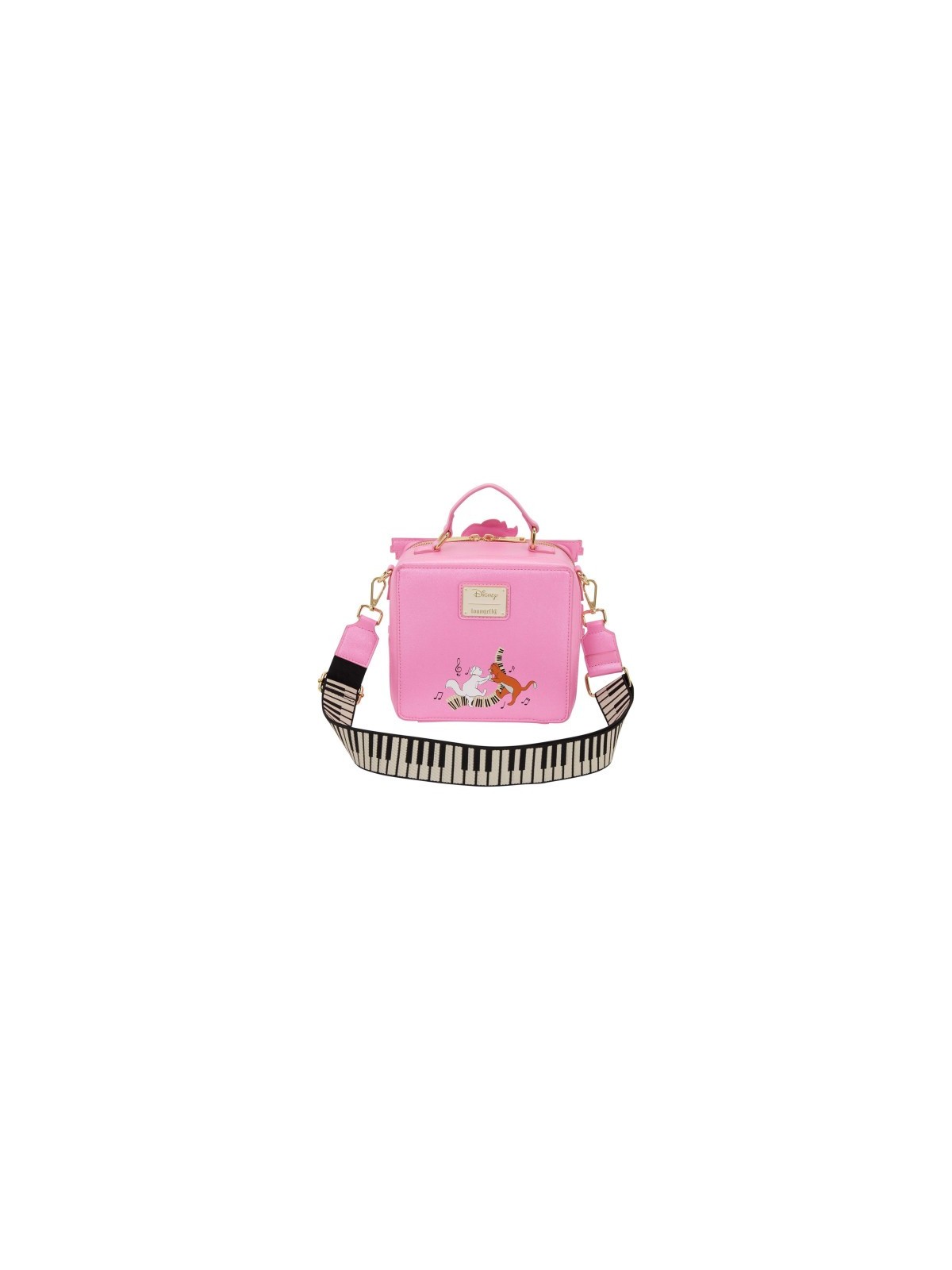 Sac à bandoulière figural piano Les Aristochats LOUNGEFLY