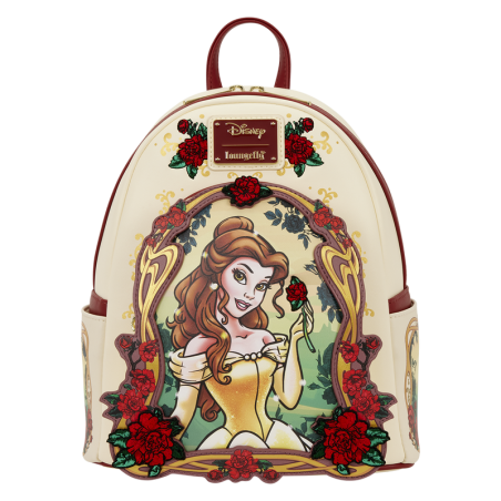 Sac à dos La belle & la bête floral LOUNGEFLY Import