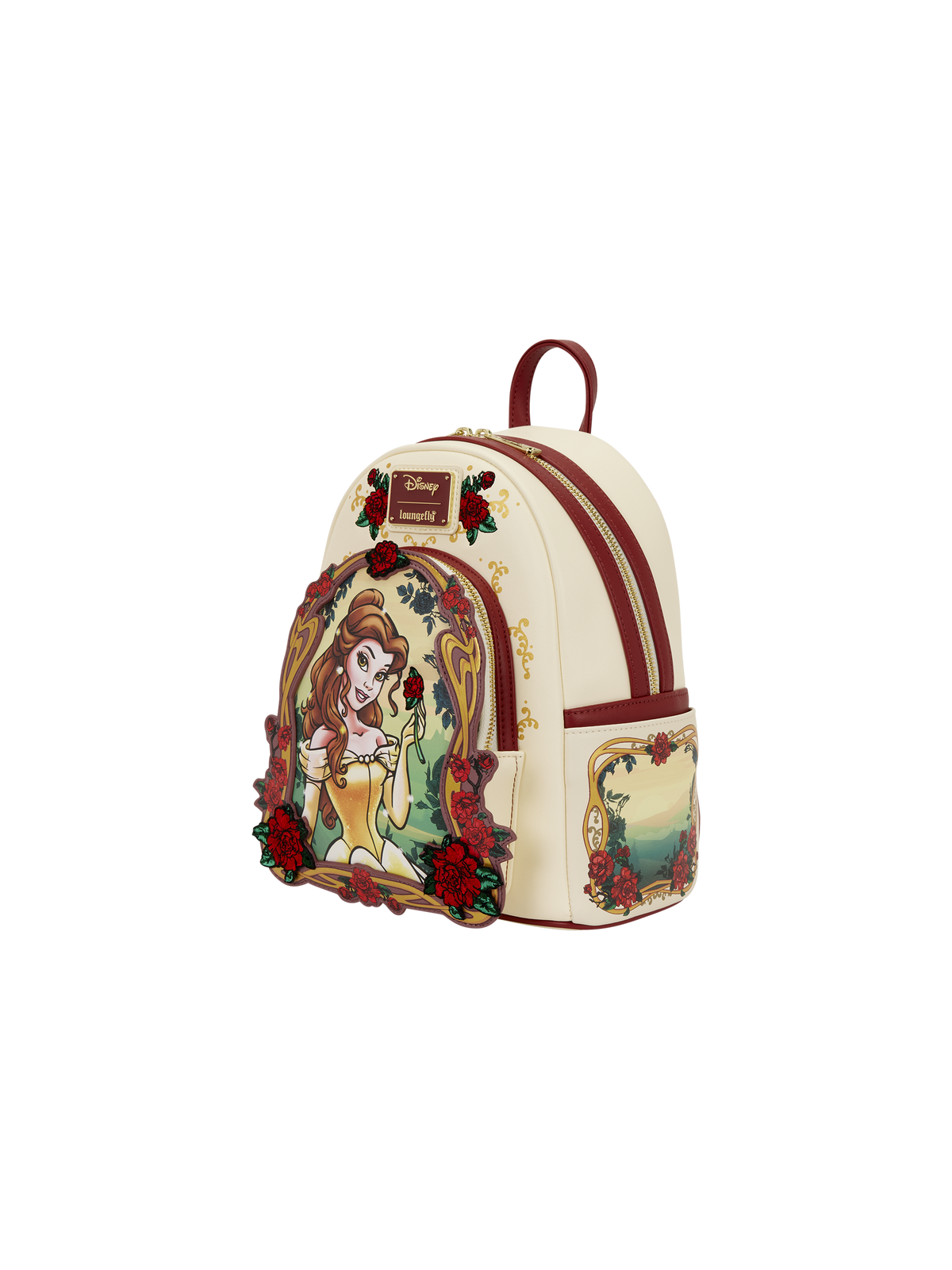 Sac à dos La belle & la bête floral LOUNGEFLY Import