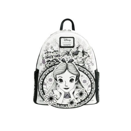 Sac à dos Sketch Alice au pays des merveilles LOUNGEFLY Import