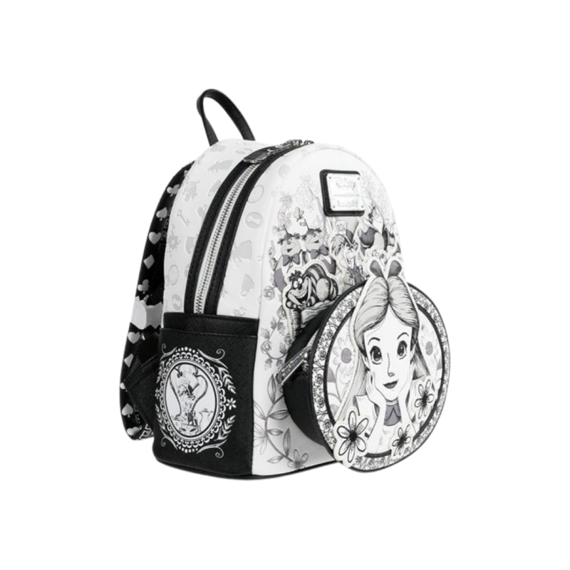 Sac à dos Sketch Alice au pays des merveilles LOUNGEFLY Import