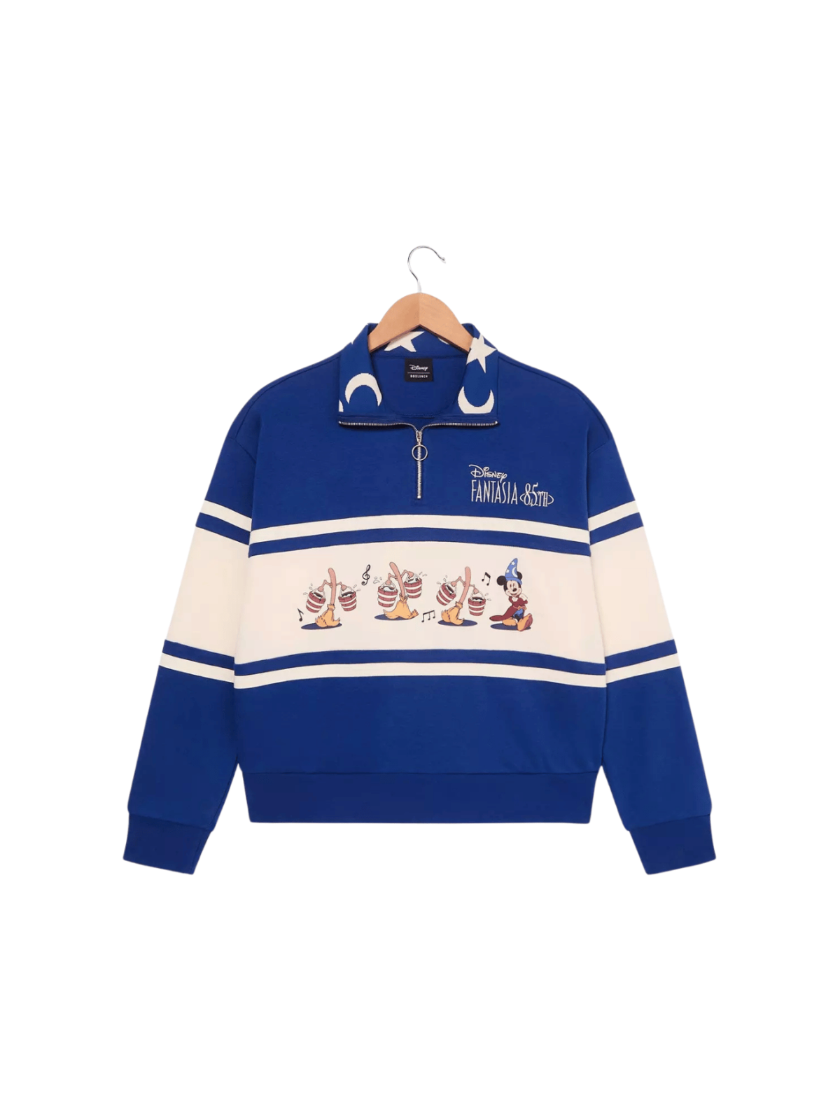 Pull col rond zippé Fantasia Mickey l'Apprenti Sorcier Disney