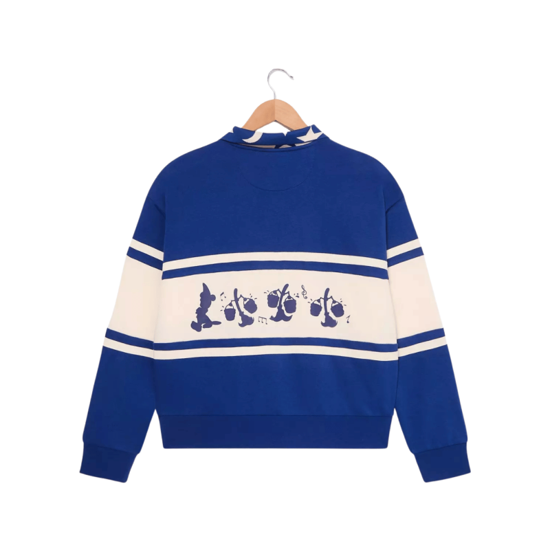 Pull col rond zippé Fantasia Mickey l'Apprenti Sorcier Disney