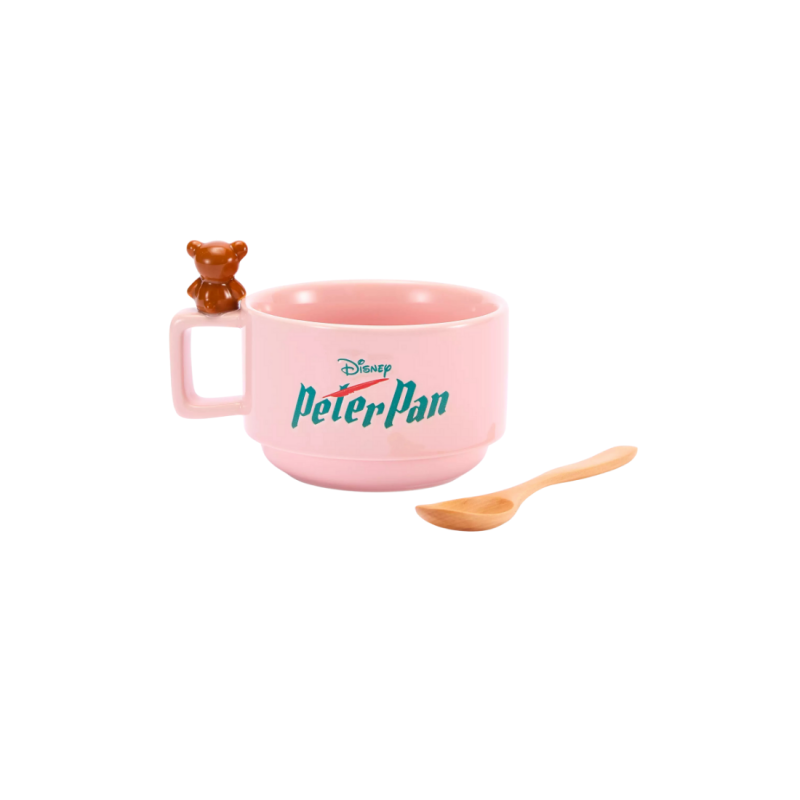 Mug à soupe avec cuillère Michel darling Peter pan Disney Import