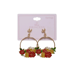 Boucles d'oreilles floral La belle & la bête Disney Import