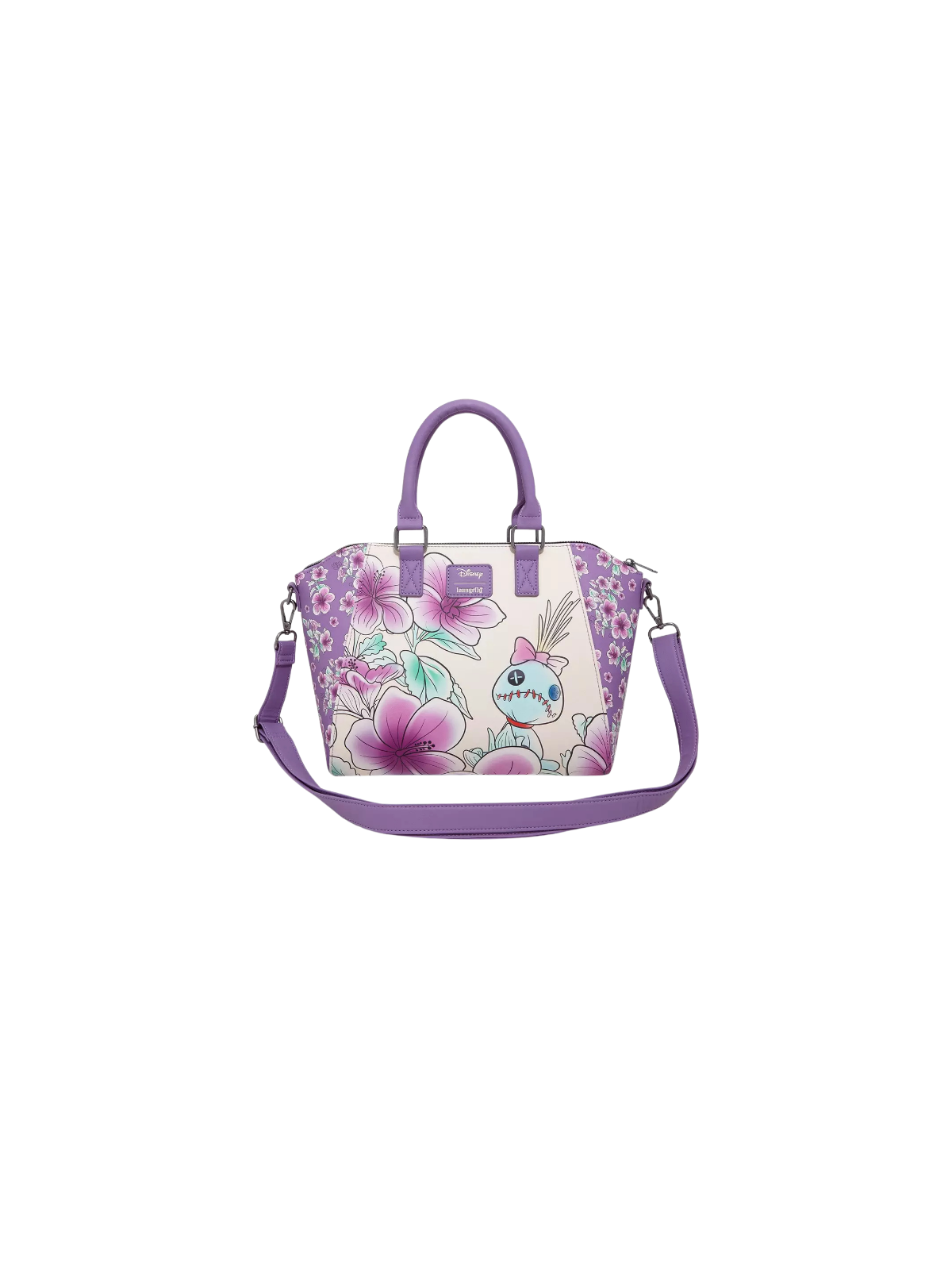 Sac à bandoulière flowers Stitch LOUNGEFLY Import