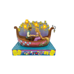 Figurine Raiponce bateau avec lanternes Led - Disney Traditions 6016897