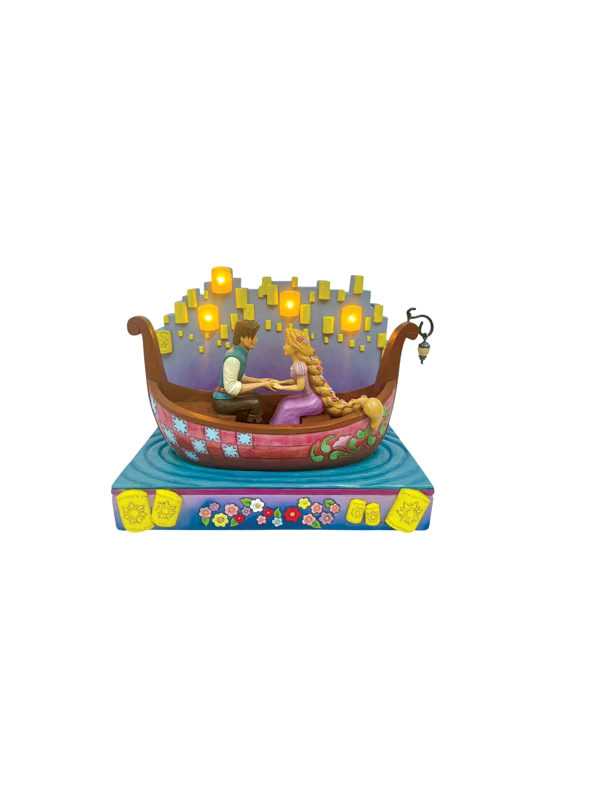 Figurine Raiponce bateau avec lanternes Led - Disney Traditions 6016897