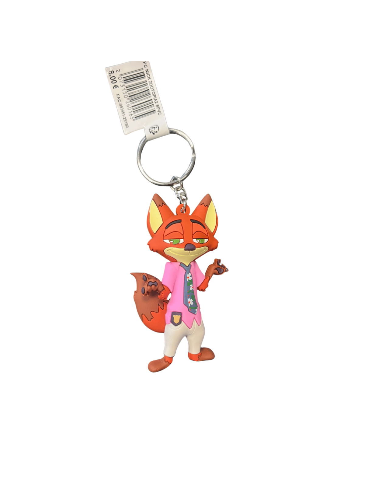 Porte clé Nick Zootopie Disney