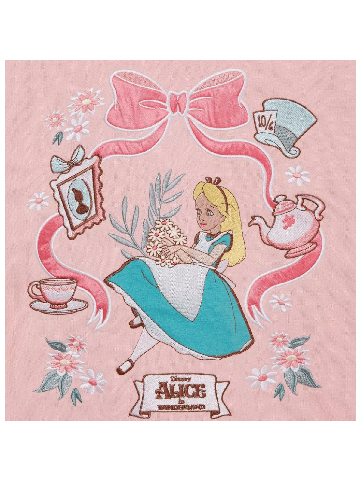 Sweat rose Alice au pays des merveilles Disney