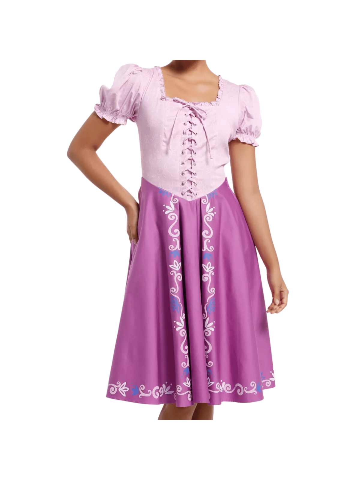 Robe à manches bouffantes Raiponce Disney