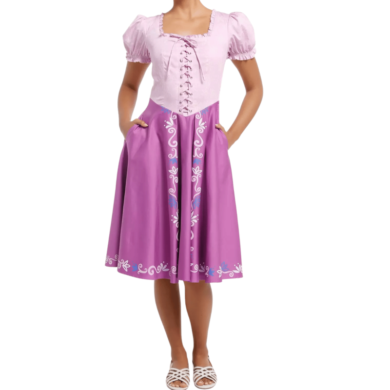 Robe à manches bouffantes Raiponce Disney