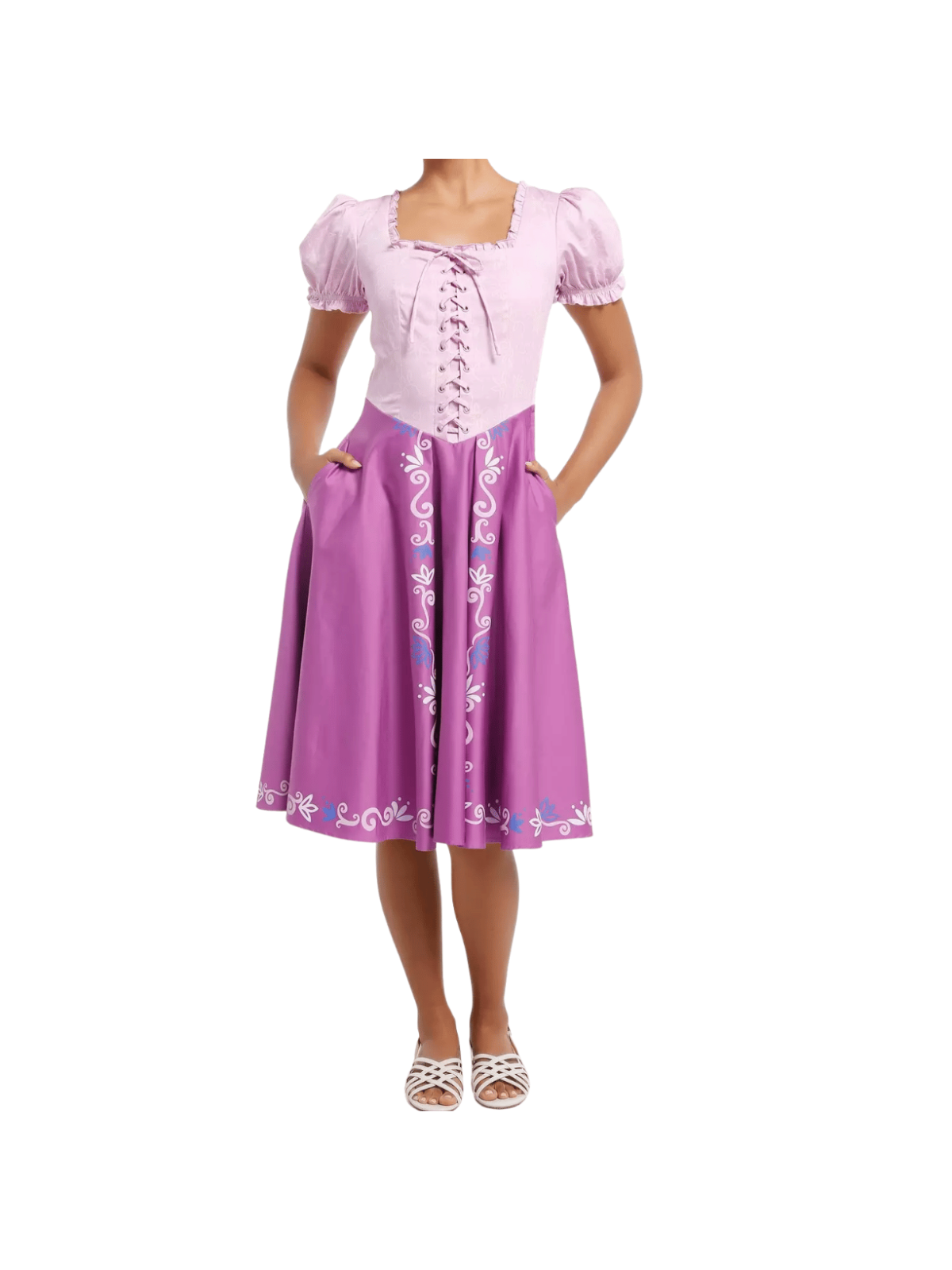 Robe à manches bouffantes Raiponce Disney