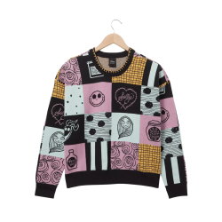 Pull patchwork Sally  L'Étrange Noël de Monsieur Jack  Disney