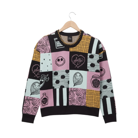 Pull patchwork Sally  L'Étrange Noël de Monsieur Jack  Disney