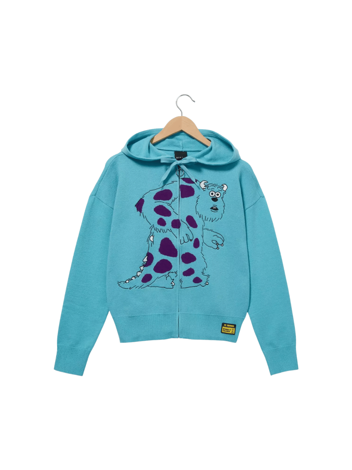 Gilet à capuche  en maille Sully Monstres et Cie Disney