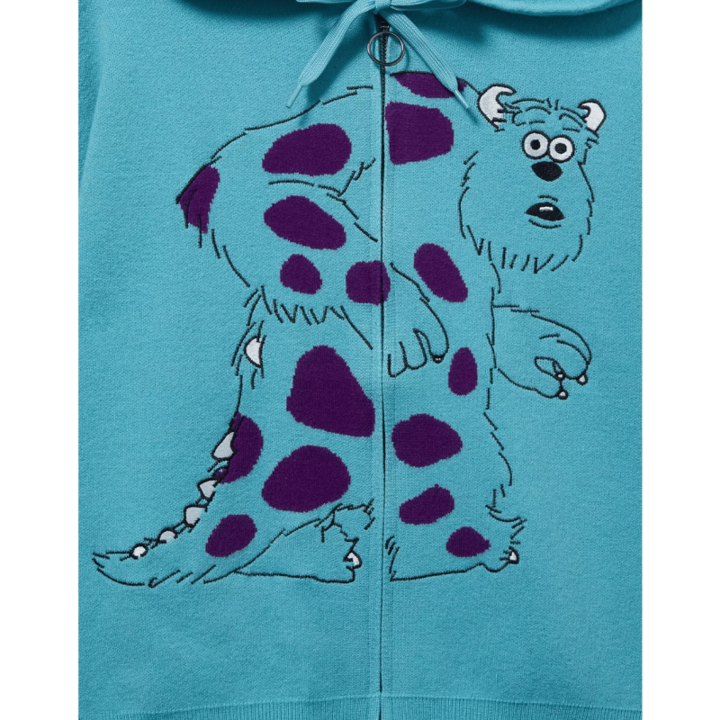 Gilet à capuche  en maille Sully Monstres et Cie Disney