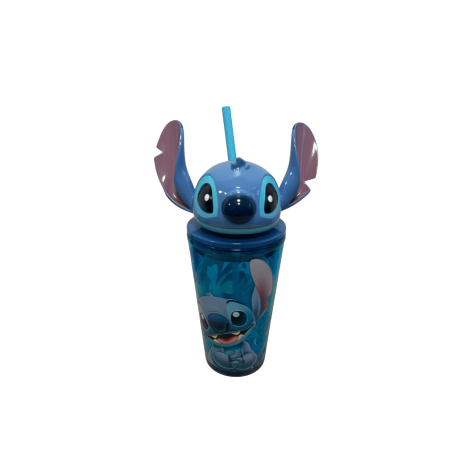 Gobelet Paille 3D Stitch Disney