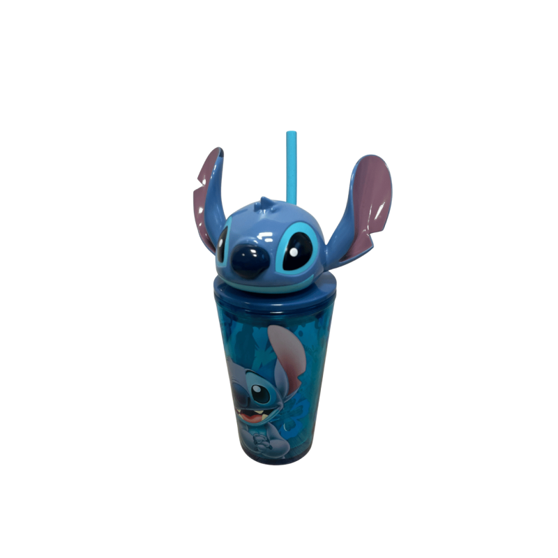 Gobelet Paille 3D Stitch Disney