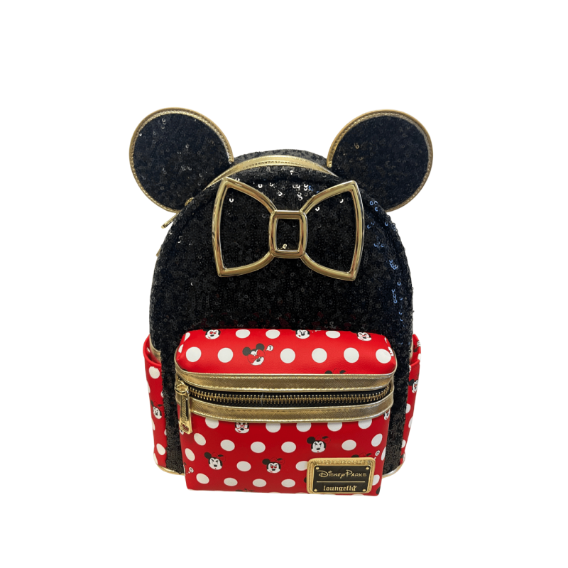 Sac à dos Minnie Tween Gold Loungefly Disneyland Paris