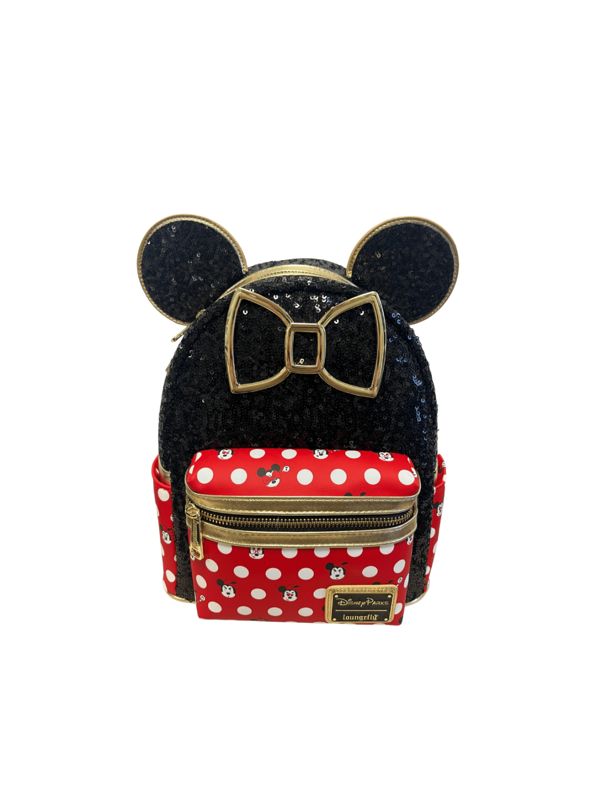 Sac à dos Minnie Tween Gold Loungefly Disneyland Paris