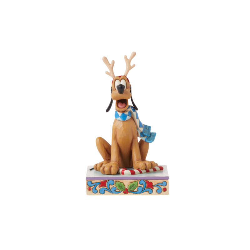 Figurine Pluto de noël – Disney Traditions 6015012