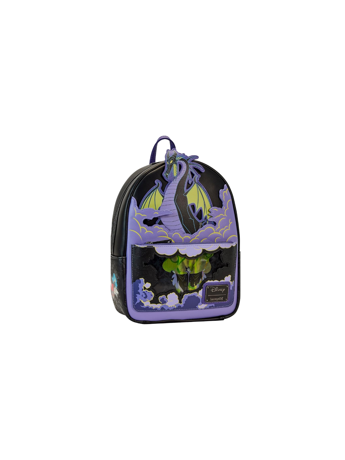 Sac à dos Maléfique dragon lenticulaire LOUNGEFLY Import