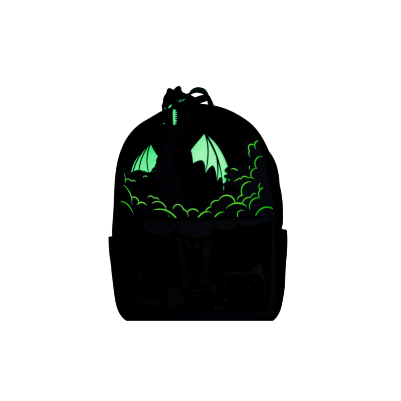 Sac à dos Maléfique dragon lenticulaire LOUNGEFLY Import