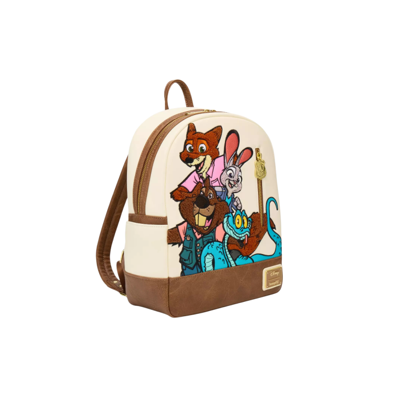 Sac à dos Chenille group portrait Zootopie 2 LOUNGEFLY Import - Livraison 03/2026