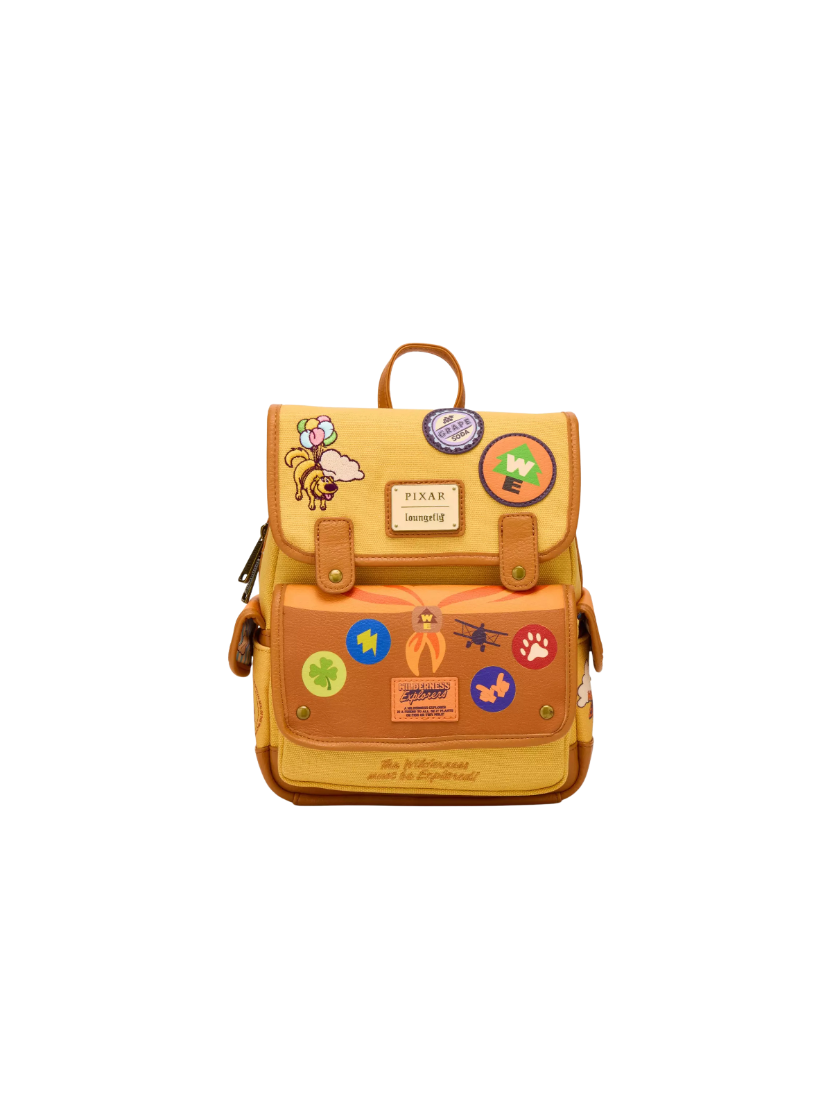 Sac à dos patchwork canvas Là-haut LOUNGEFLY Import - Livraison 03/2026