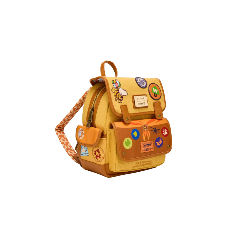 Sac à dos patchwork canvas Là-haut LOUNGEFLY Import - Livraison 03/2026